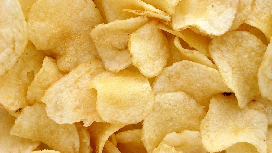 What are workers favourite snacks to turn to whilst stressed?